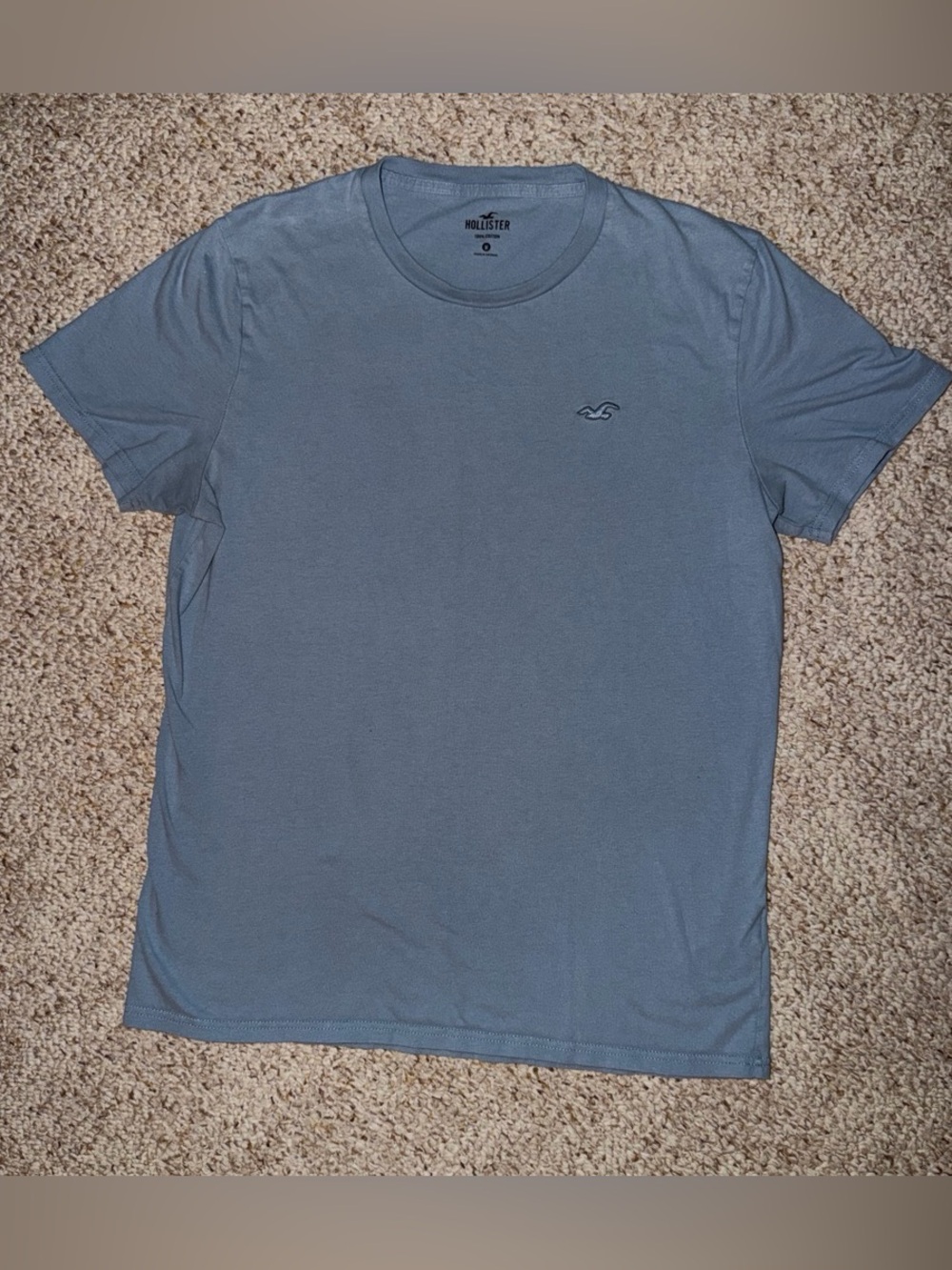 Hollister Co. Blue Men's T-Shirt Medium